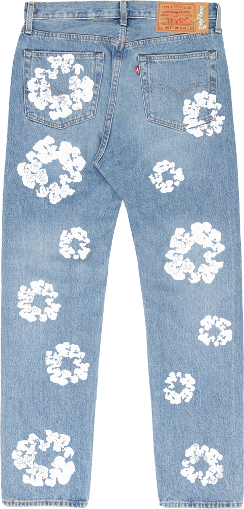Denim Tears Cotton Wreath Light Wash Jeans