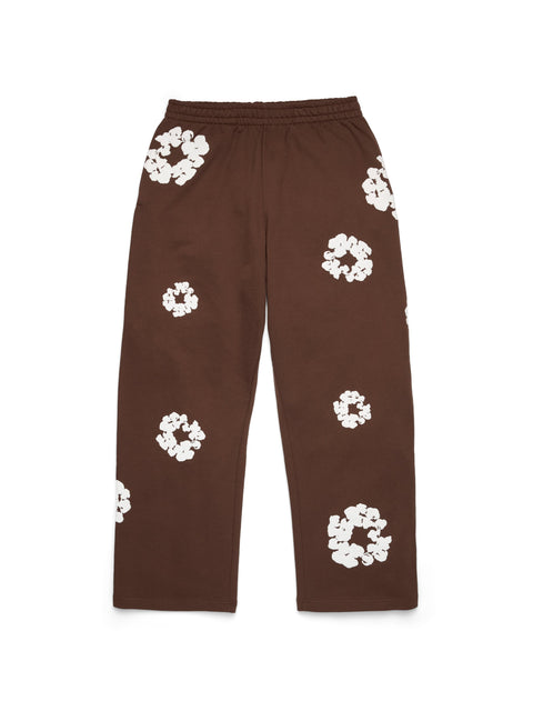 Denim Tears Cotton Wreath Dark Brown Baggy Sweatpants