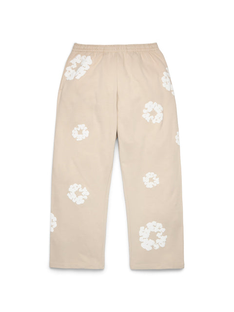 Denim Tears Cotton Wreath Cream Baggy Sweatpants