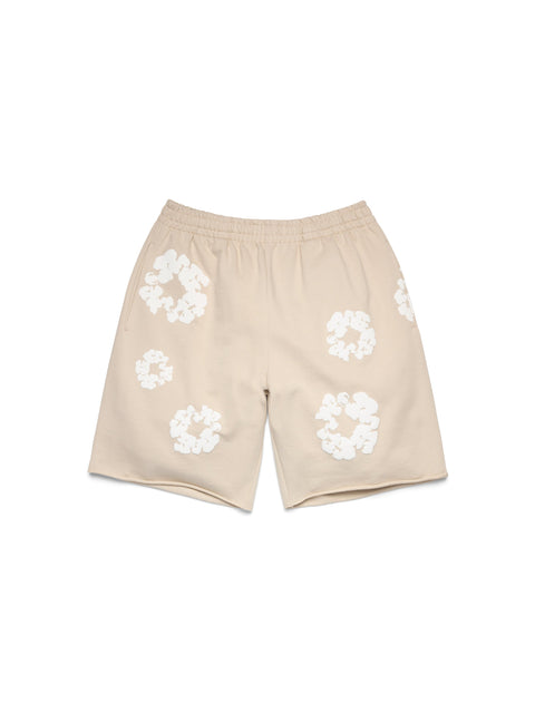 Denim Tears Cotton Wreath Cream Shorts