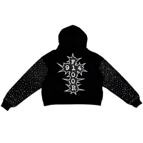 Floor 914 Chromatic Cross Black Zip Up