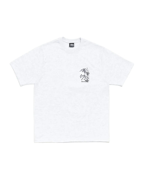 Stussy Tall Dice Ash Heather Tee