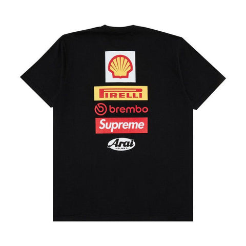 Supreme Ducati Logos Black Tee
