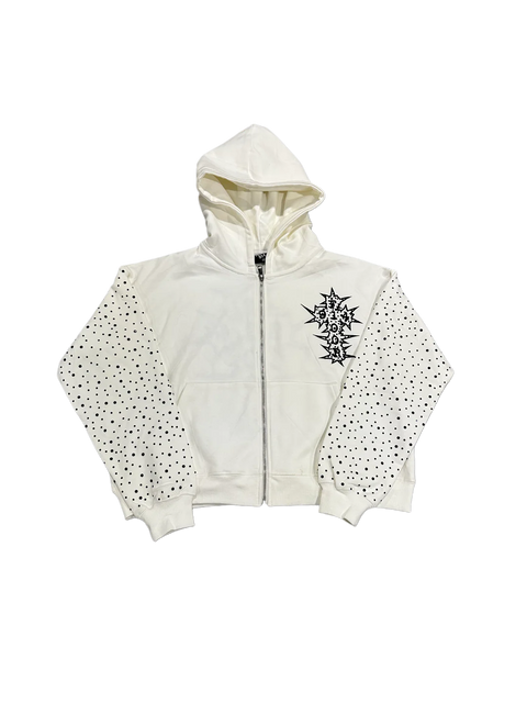 Floor 914 Chromatic Cross White Zip Up