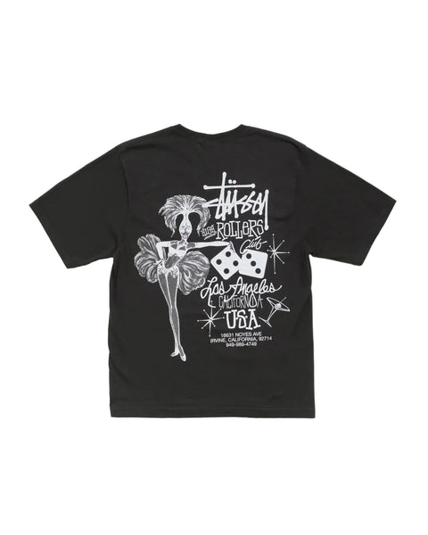 Stussy High Rollers Faded Black Tee