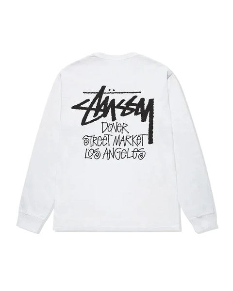 Stussy DSM LA White L/S Tee