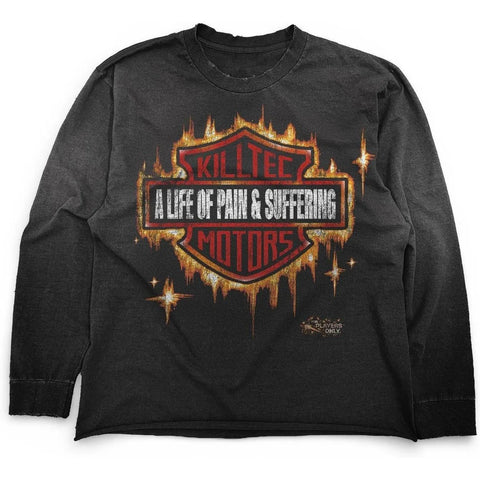 Killtec Motors Black L/S Tee