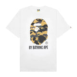 Bape by Bathing Ape 1st Camo Yellow/White Tee