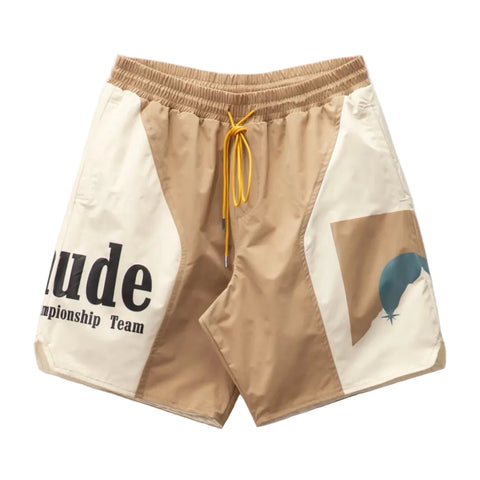 Rhude Senna Tan/Cream Flight Shorts