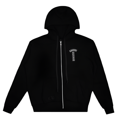 Chrome Hearts Shoulder Logo Black Zip Up