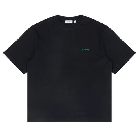 Off-White Skate Arrow Tape Fit Black Tee