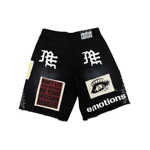 Mixed Emotion Chaos Black Carpenter Shorts