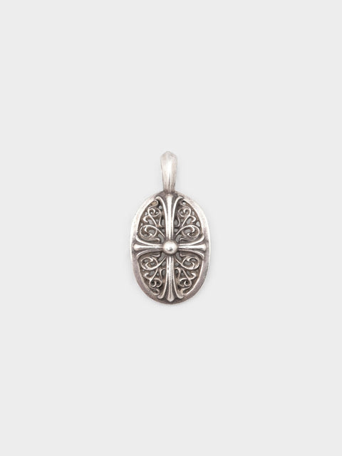 Chrome Hearts Oval Buckle Silver Pendant
