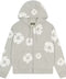 Denim Tears Cotton Wreath Grey Zip Up
