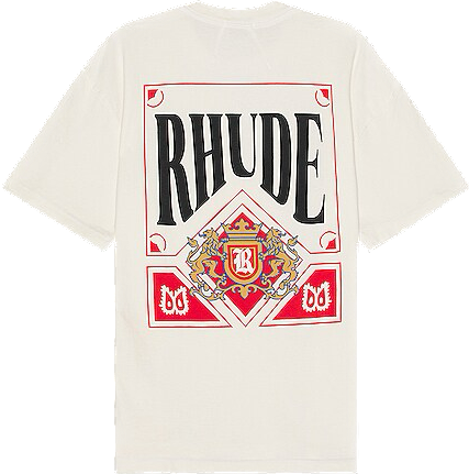 Rhude Card Cream Tee