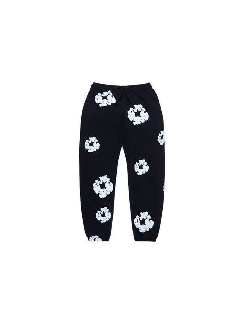 Denim Tears Kids Cotton Wreath Black Sweatpants