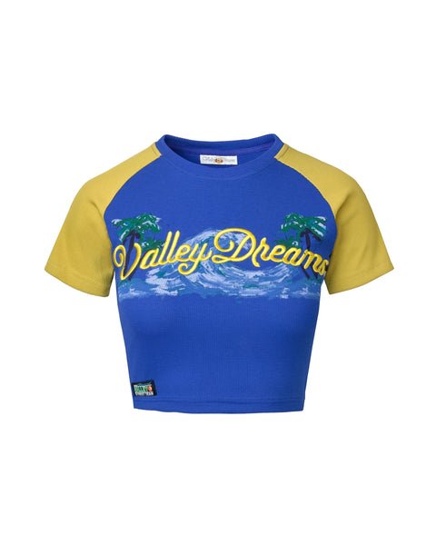Vale Wavy Femme Blue Tee