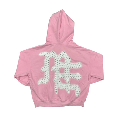 Mixed Emotion End Pink Zip Up
