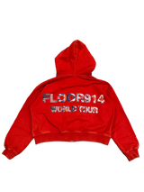 Floor 914 Flag Red Zip Up