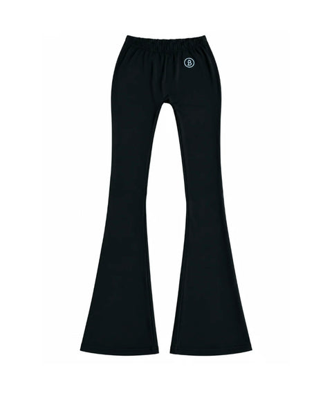 Body by Raven Basics 2.0 Low Rise Emerald/Teal Flared Leggings