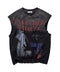 Vale Growth Black Sleeveless Tee