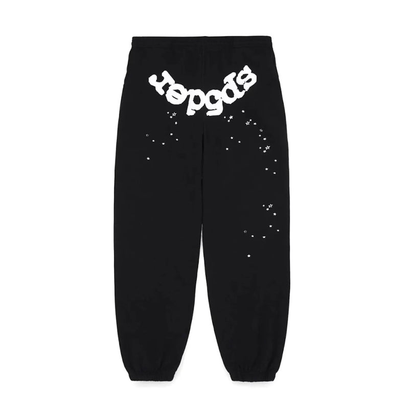 Sp5der Black OG Web Sweatpants