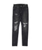 Purple P001 Distressed Grey Wash Jeans