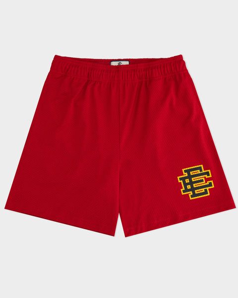 Eric Emanuel Red/Yellow/Black Shorts