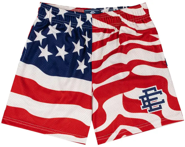 Eric Emanuel American Flag Shorts