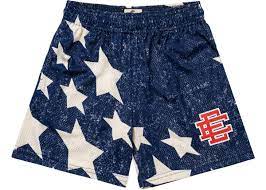 Eric Emanuel Denim Stars Shorts