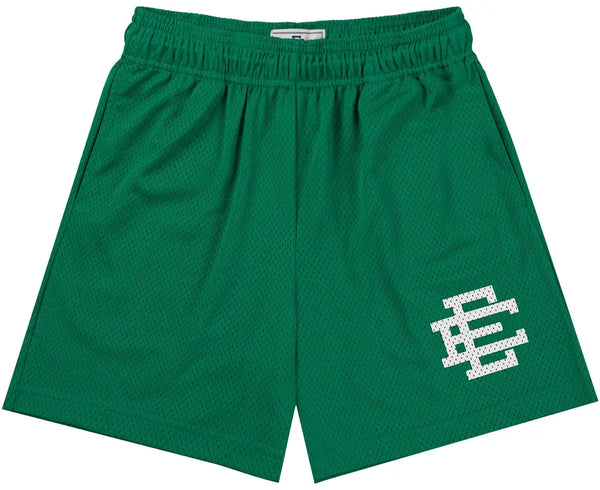 Eric Emanuel Green/White Shorts