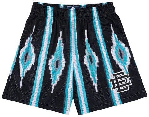 Eric Emanuel Western Black/Blue Shorts