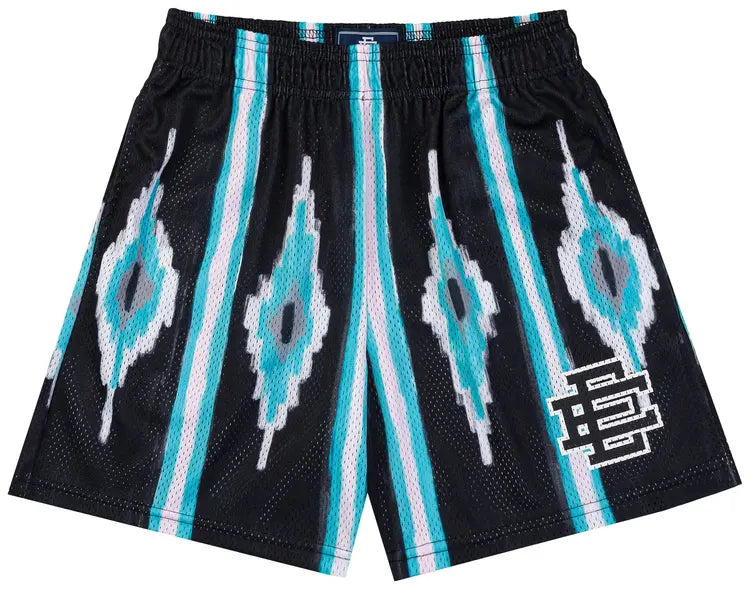 Eric Emanuel Western Black/Blue Shorts