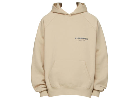 Essentials Chest Logo Linen Hoodie