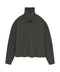 Essentials Gray Rib Turtleneck