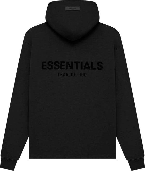 Essentials SS22 Relaxed Black Hoodie