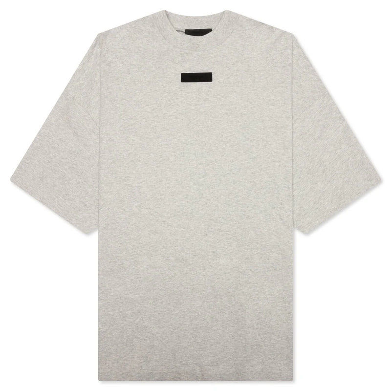 Essentials SS24 Light Heather Grey Crewneck Tee