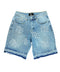 Mixed Emotion ME Rhinestone Blue Denim Shorts