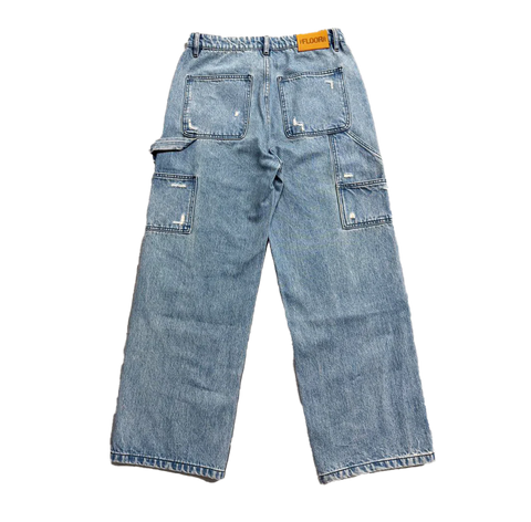 Floor 914 Blue Triple Knee Carpenters