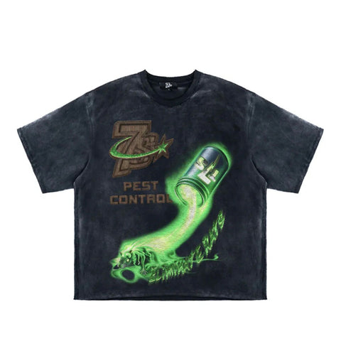 Triple Sevens Pest Control Black Tee