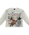Mixed Emotion Triplets White L/S Tee
