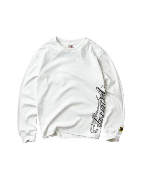Vale Cursive White L/S Thermal