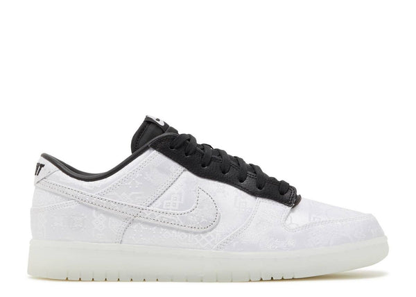 Clot Fragment White Dunk Low