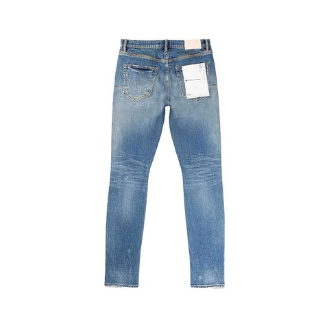 Purple P001 Thrashed Mid Indigo Jeans
