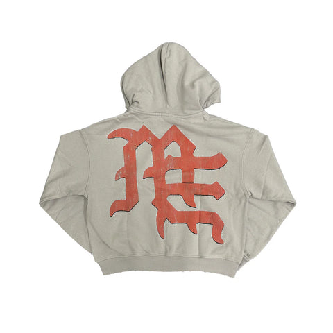 Mixed Emotion Broken Halo Grey Zip Up