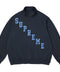 Supreme Slant Applique Navy/Blue Quarter Zip