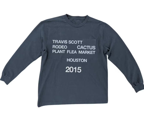 Travis Scott Rodeo CPFM 2015 Navy L/S Tee