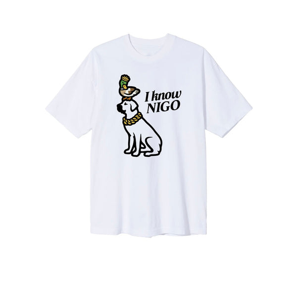 I Know Nigo Dog Tee White