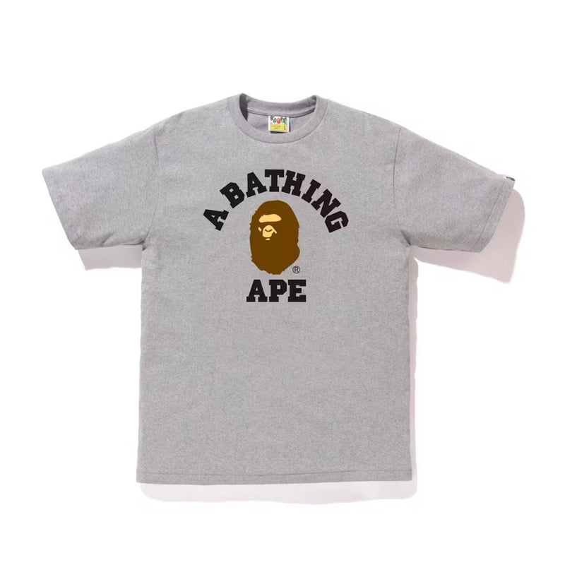 Bape College Grey Tee