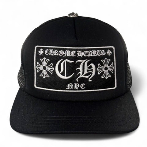 Chrome Hearts CH NYC Black Trucker